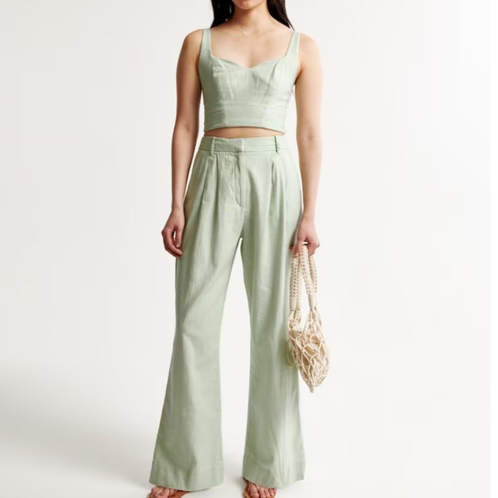 Abercrombie linen tailored coord set